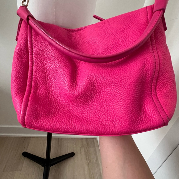 NOT AVAILABLE Kate Spade Leather Fuchsia Shoulder Bag/Crossbody Bag Hot Pink - Picture 8 of 16